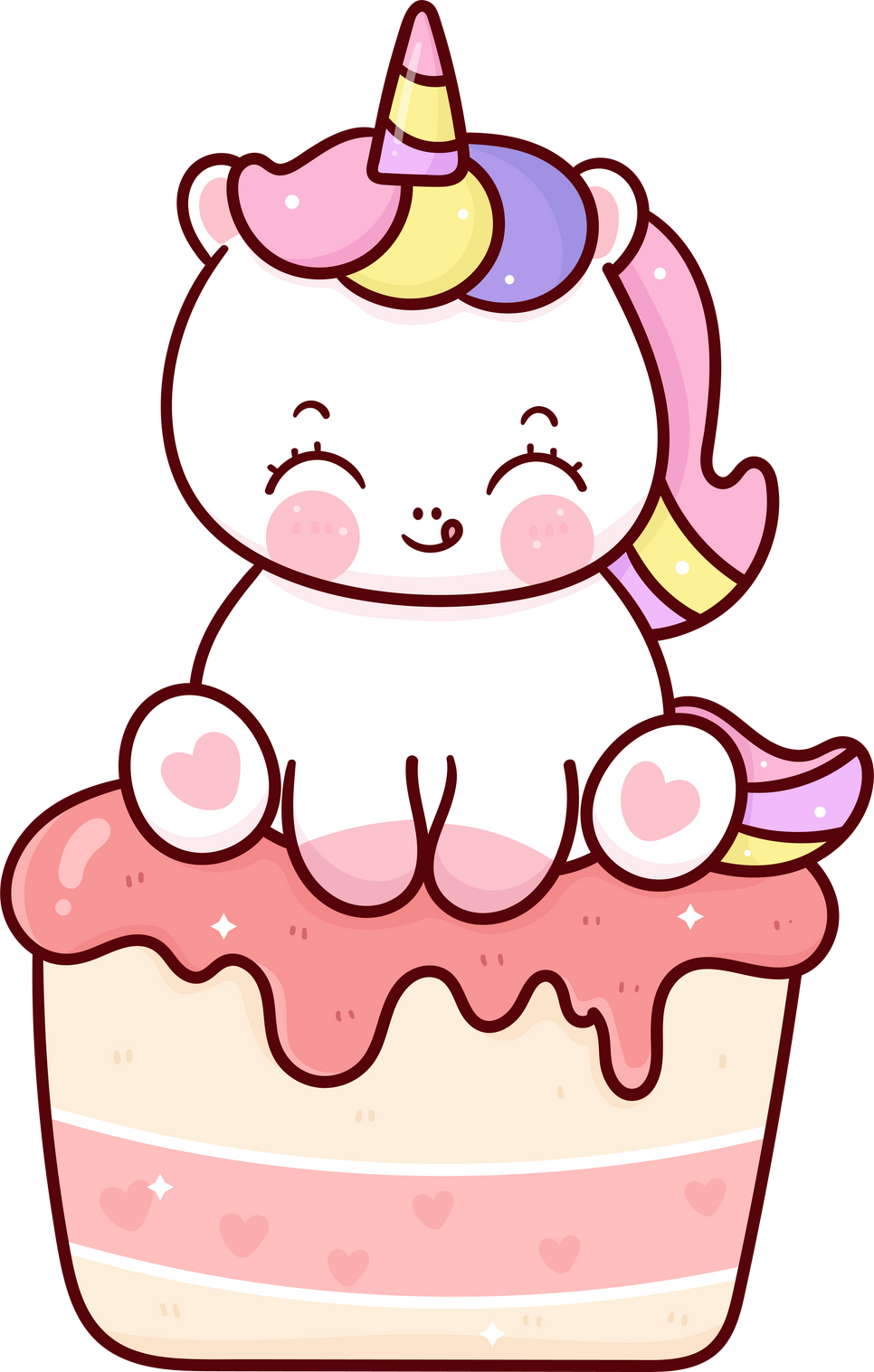 Unicorn Cupcake Topper